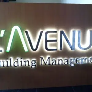 Huruf Timbul Stainless